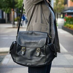 Fossil leather handbag Black Shoulder Crossbody